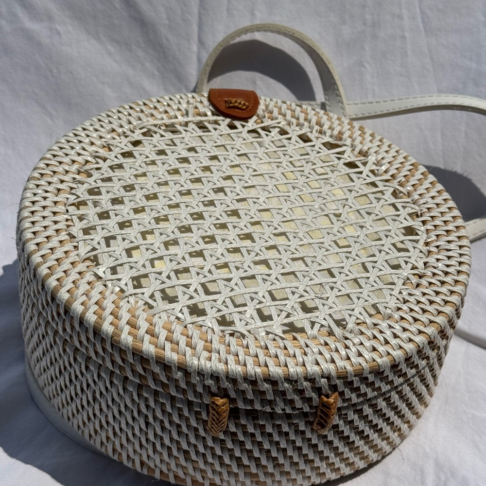Anthropologie Wicker Purse - Picture 10 of 10